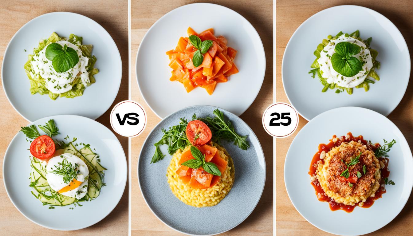 Overhead vs. Angle Shots in Food Photography