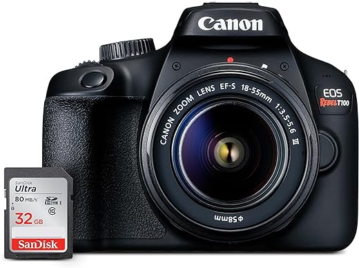 Canon EOS Rebel T100 DSLR Camera Kit: Capture Stunning Shots