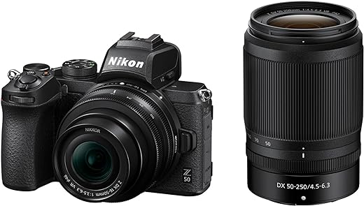 Nikon Z 50 Bundle: Two Lenses Included for Professional Photography